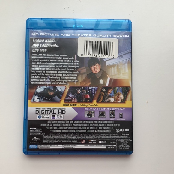 4/$20 Chinese Zodiac Jacky Chan DVD - Picture 2 of 3